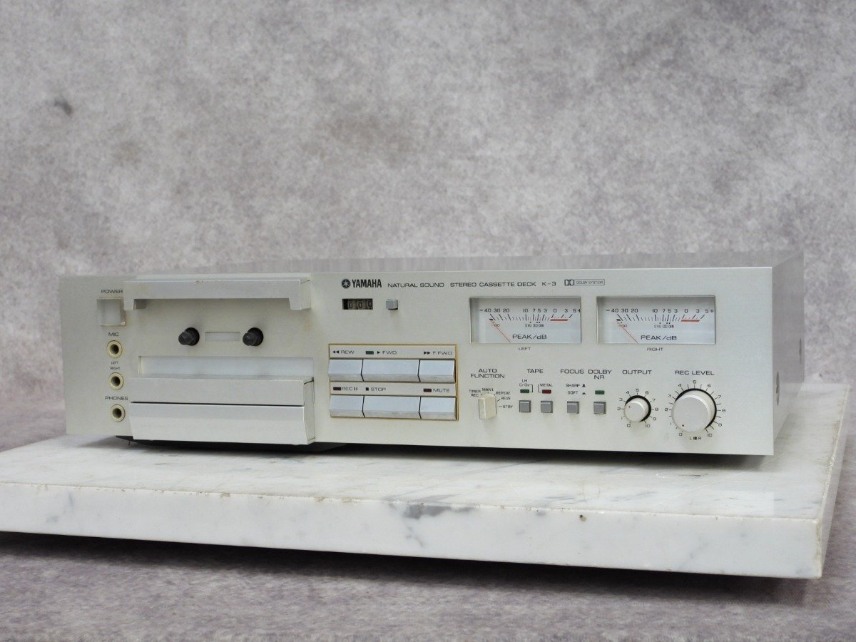 中古】YAMAHA ステレオカセットデッキ K-5100 ジャンク扱いの落札情報