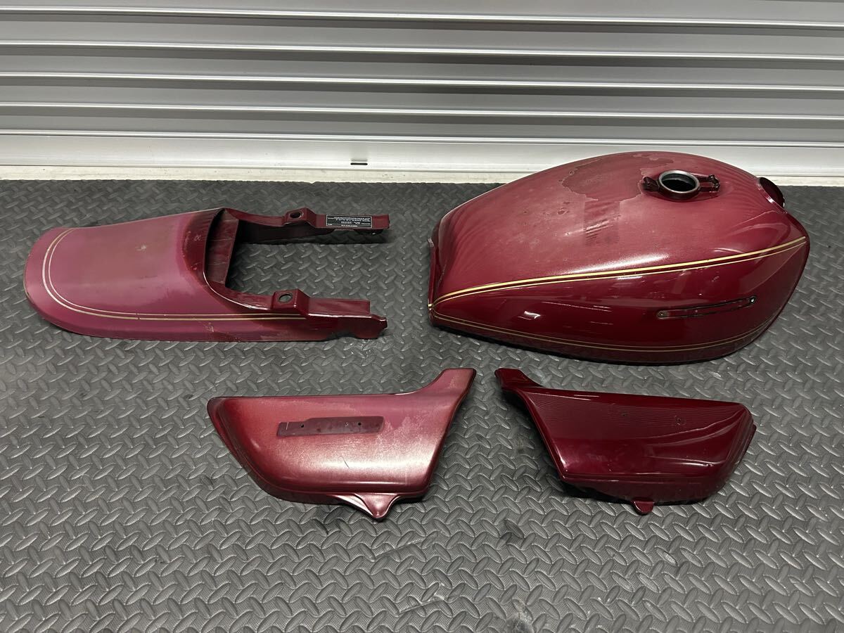 中古】GSX250L？ GSX250T？ アメザリ 外装セット 燃料センサー コック