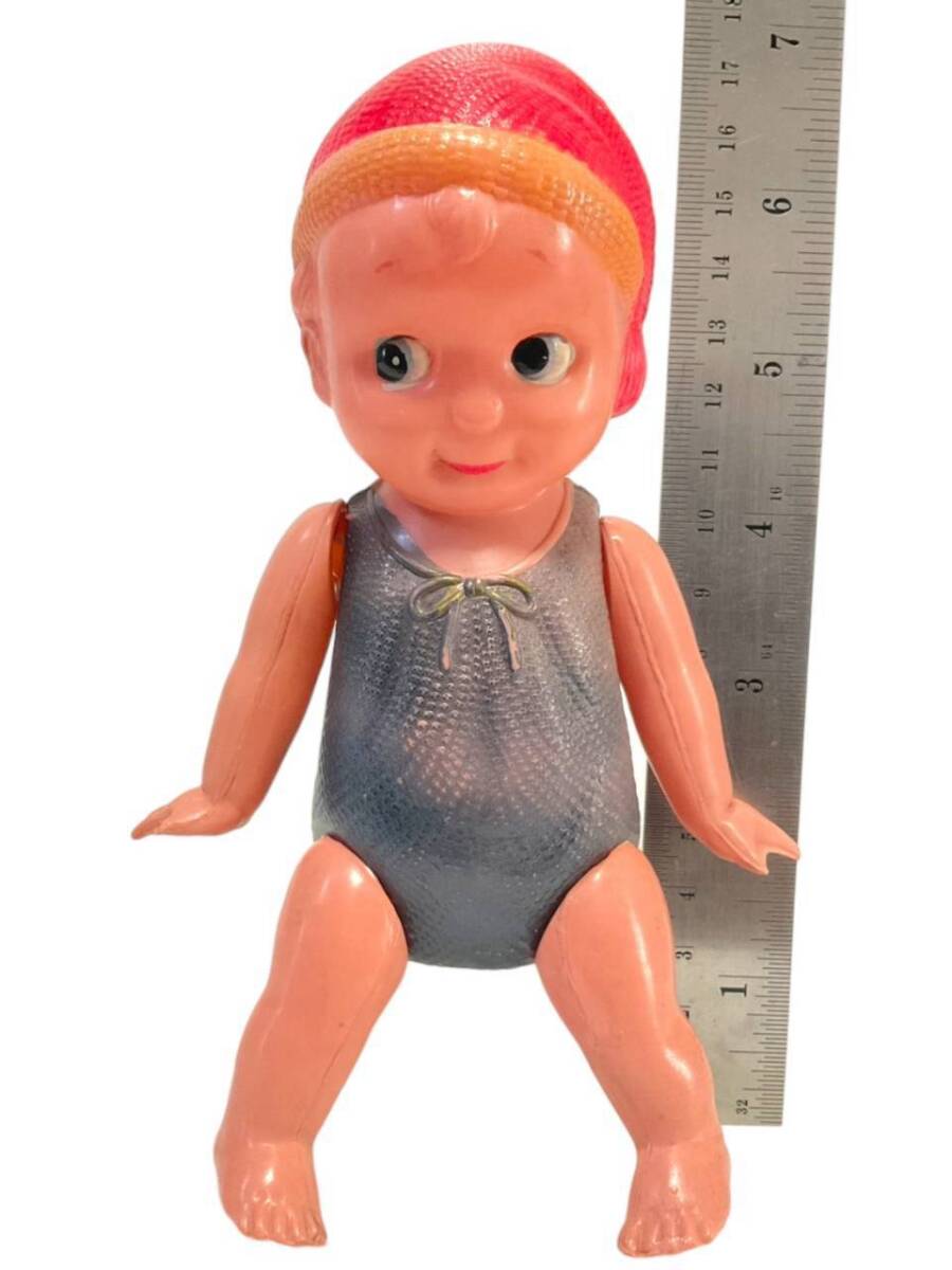 昭和レトロ人形【キューピー デコちゃん 背中Nマーク、made in JAPAN