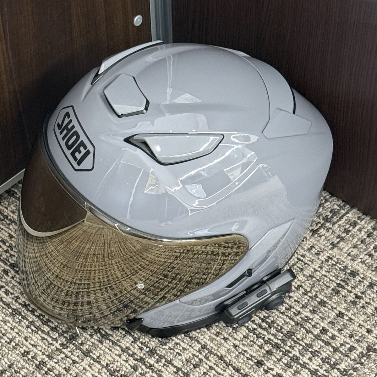 ☆SHOEI ジェットヘルメット J-FORCE 3 ミラーシールド クリアシールド