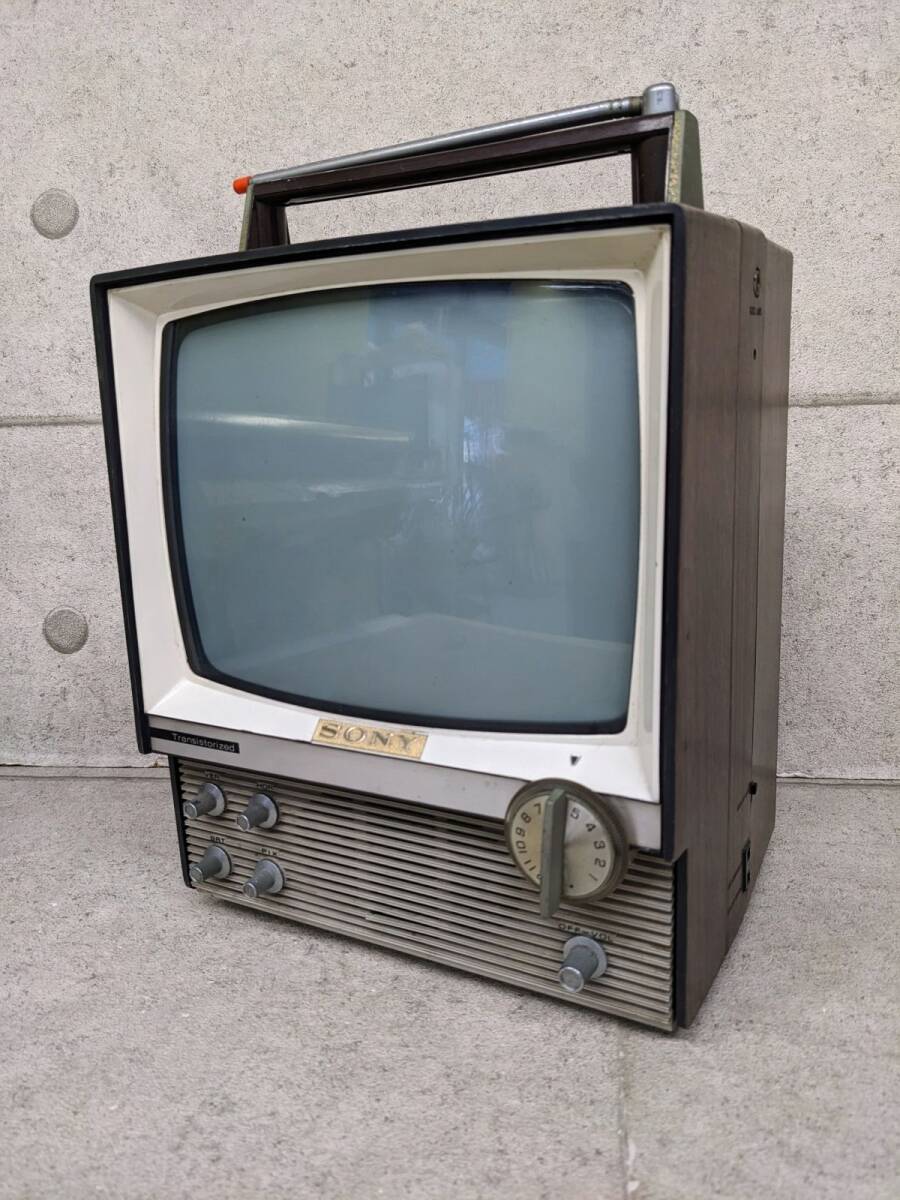 昭和レトロ ナショナル ブラウン管テレビ 木 TH26-Z7 トランジスタ式