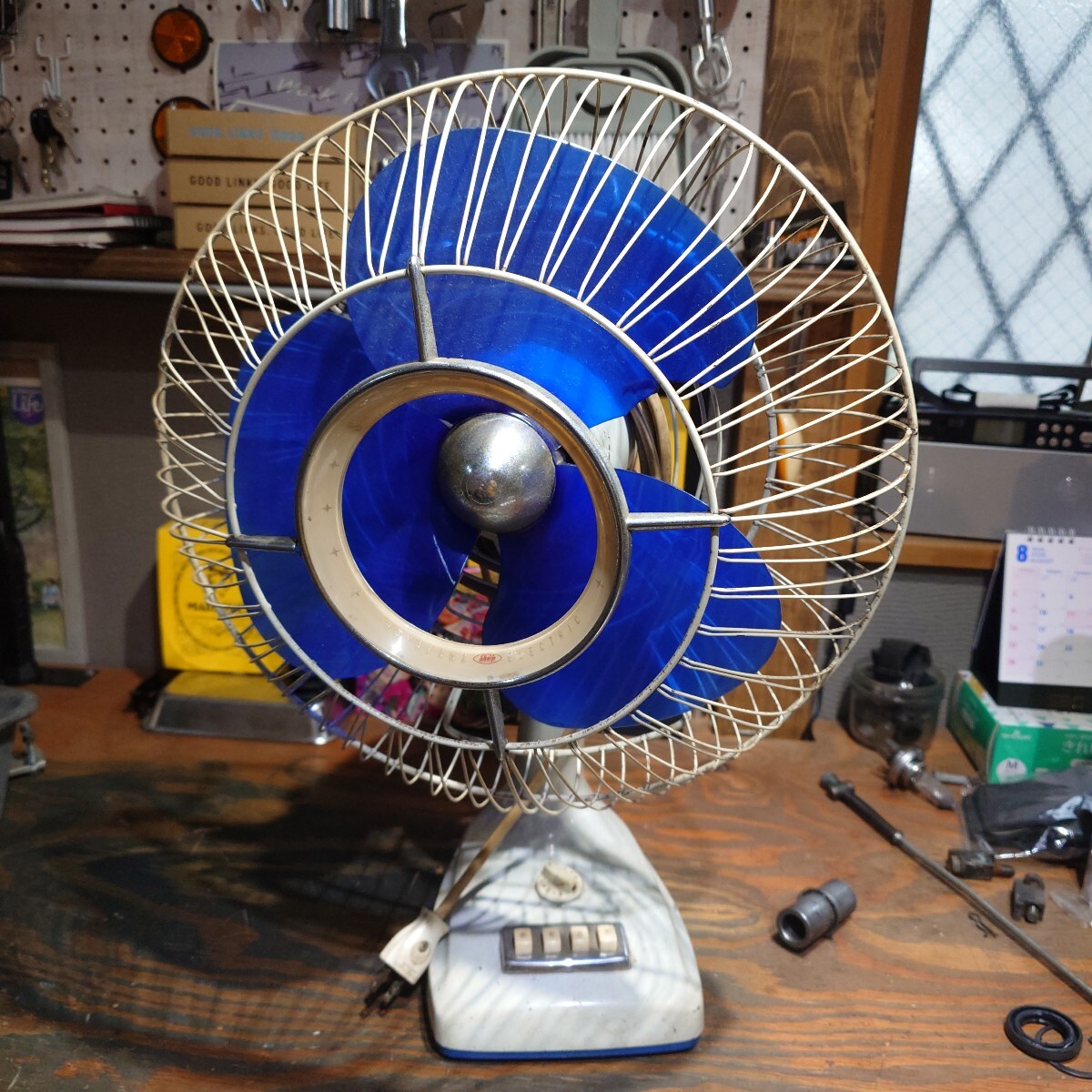 傷や汚れあり】SHARP シャープ ELECTRIC FAN PD-258 30cm 扇風機 中古