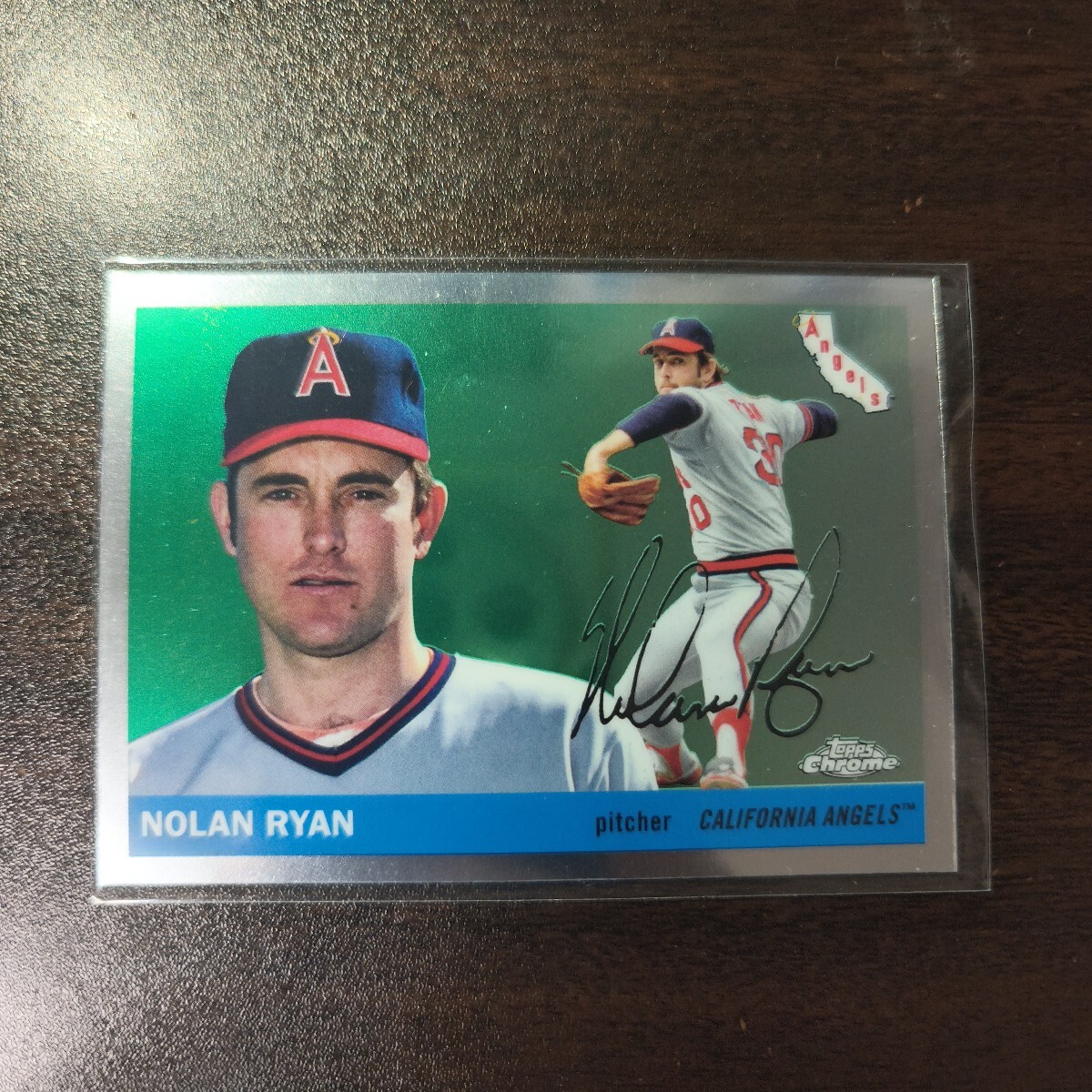 大谷翔平 プホルス トラウト プリントサインカード Topps NOW 2018.7