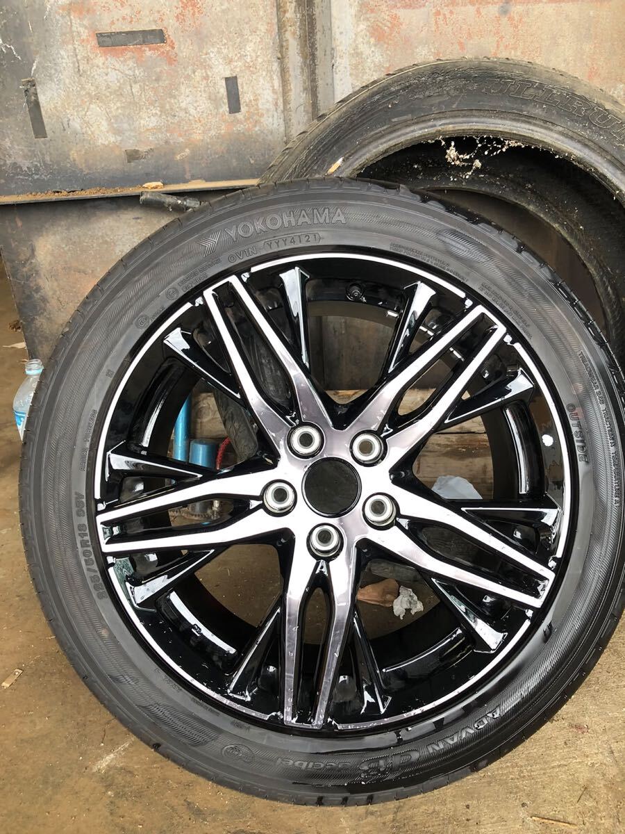 ホンダ RB オデッセイ アブソルート 純正 ホイールタイヤSET 5H-114.3