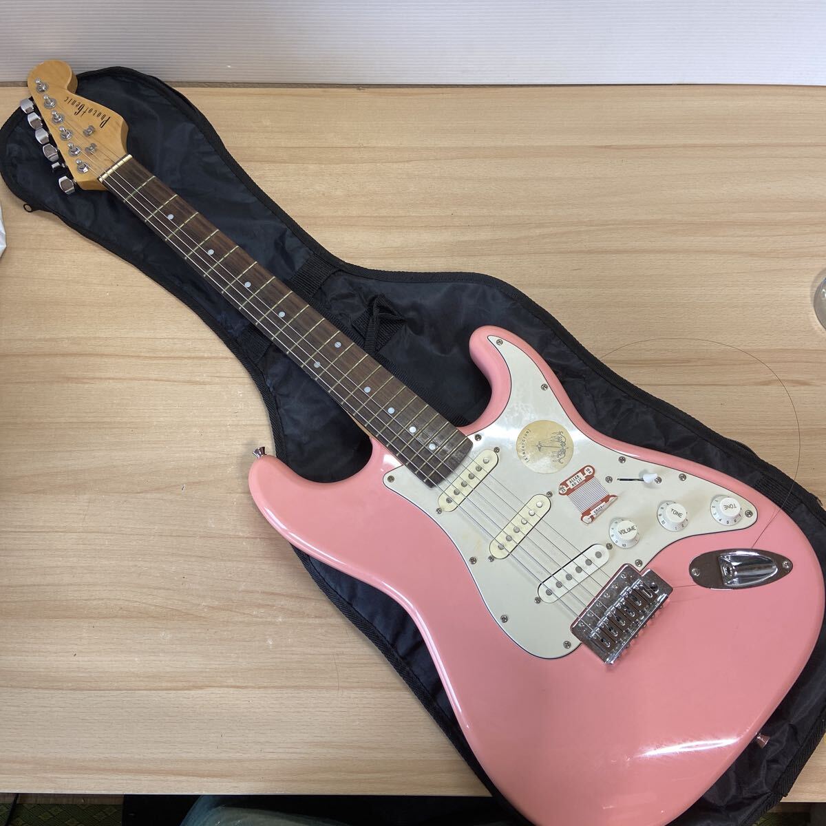 1円 動作品 PhotoGenic エレキギター ストラト ストラトキャスター