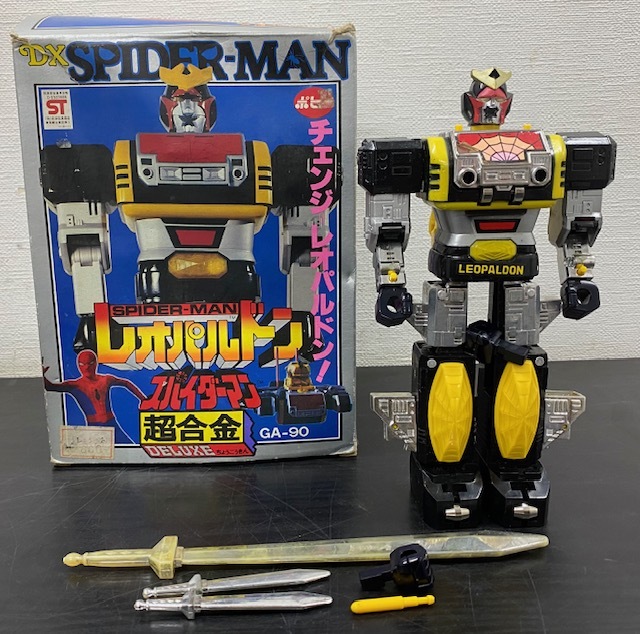 ポピー 超合金 レオパルドン スパイダーマン GA-89 箱付 当時物の落札