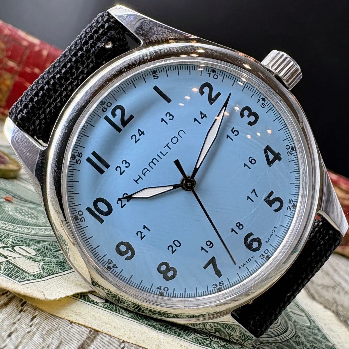 希少 初期 復刻HAMILTON ハミルトン ベンチュラ 6108 ゴールド