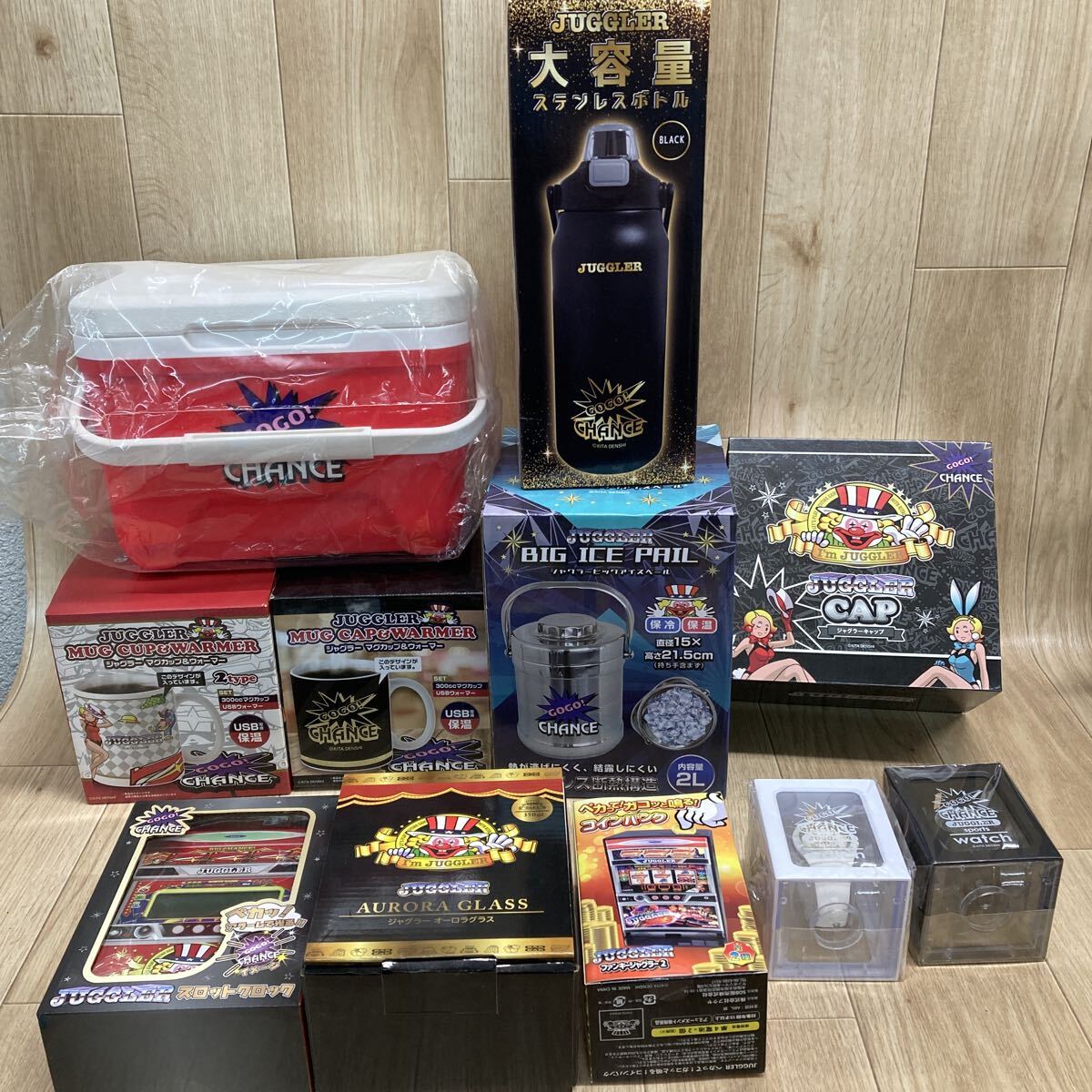 新品】パチンコ スロット JUGGLER ジャグラー リュック 大容量 赤色