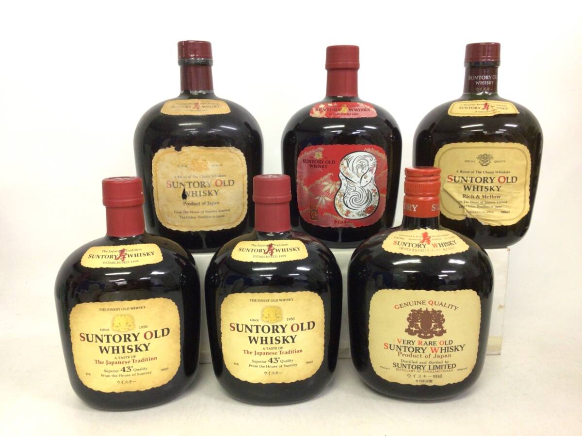 古酒 三楽 オーシャン ウイスキー ベリーレアオールド 640ml 37