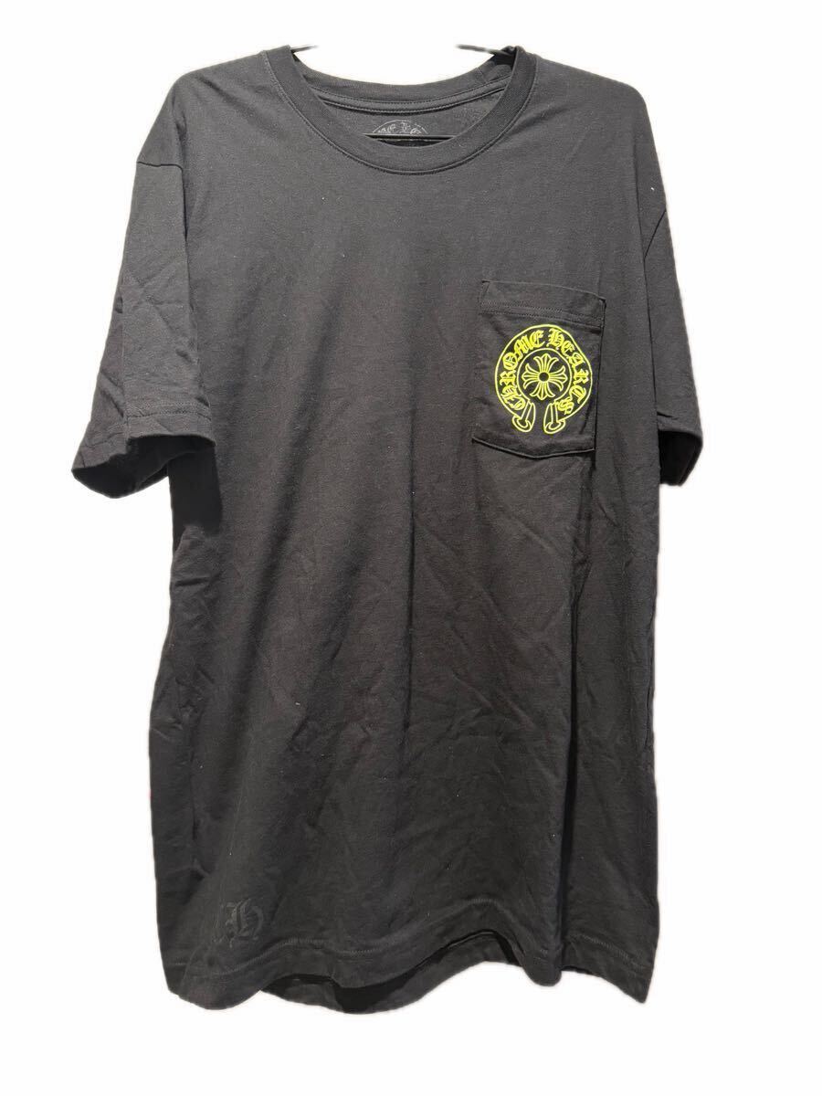 中古】【激レアカラー】限定品 CHROME HEARTS ポケット Tシャツ M