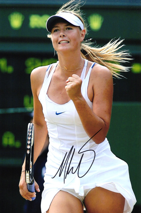WTAツアー選手権優勝マリア・シャラポワ☆Maria Sharapova直筆サイン