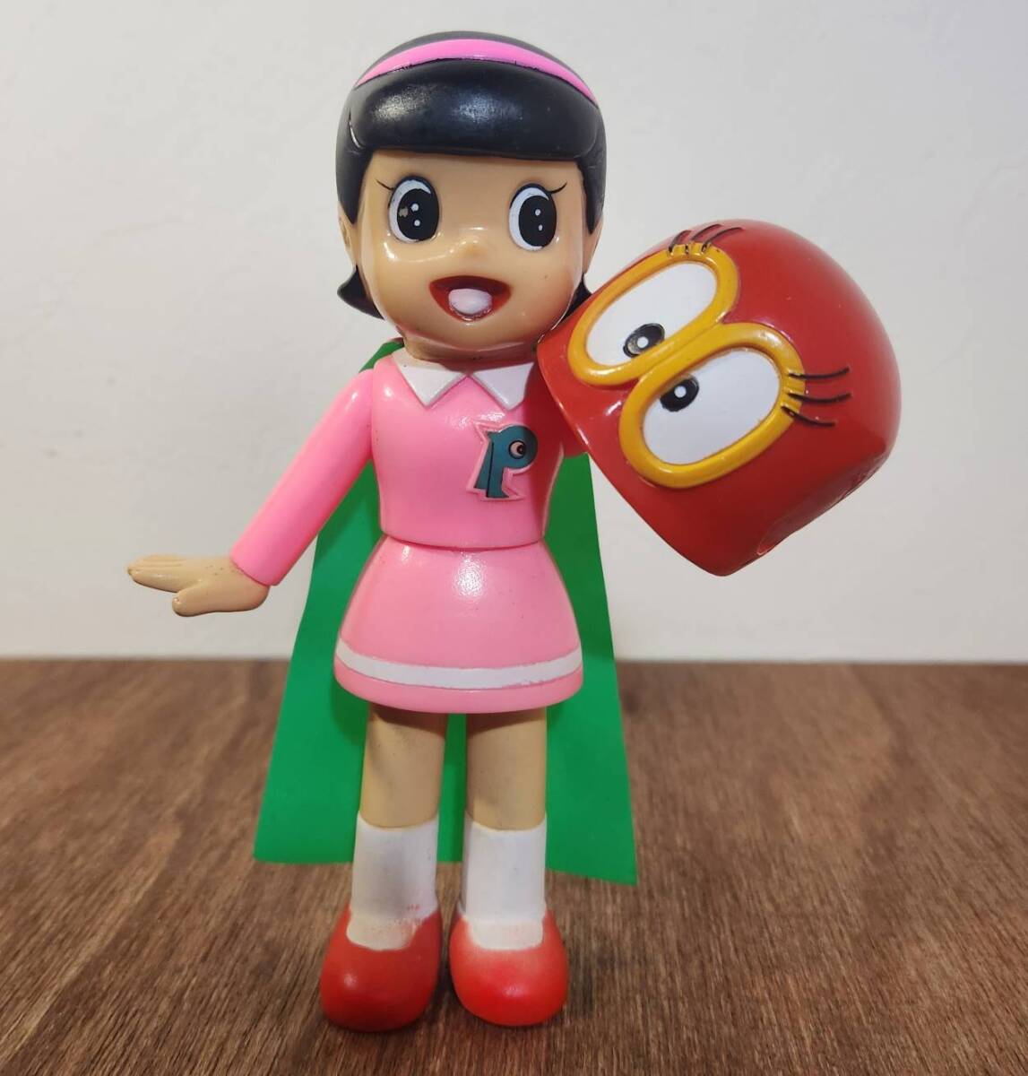 中古】☆バンダイ パーマン3号 パーチャック パー子 星野スミレ ソフビ