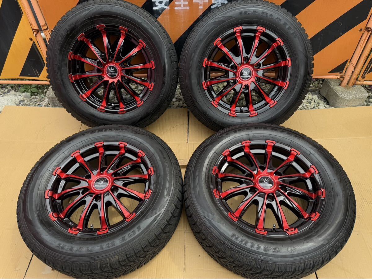 ハイエース レジアスエース 16インチ×8Jオフセット+0 6穴 鉄チン