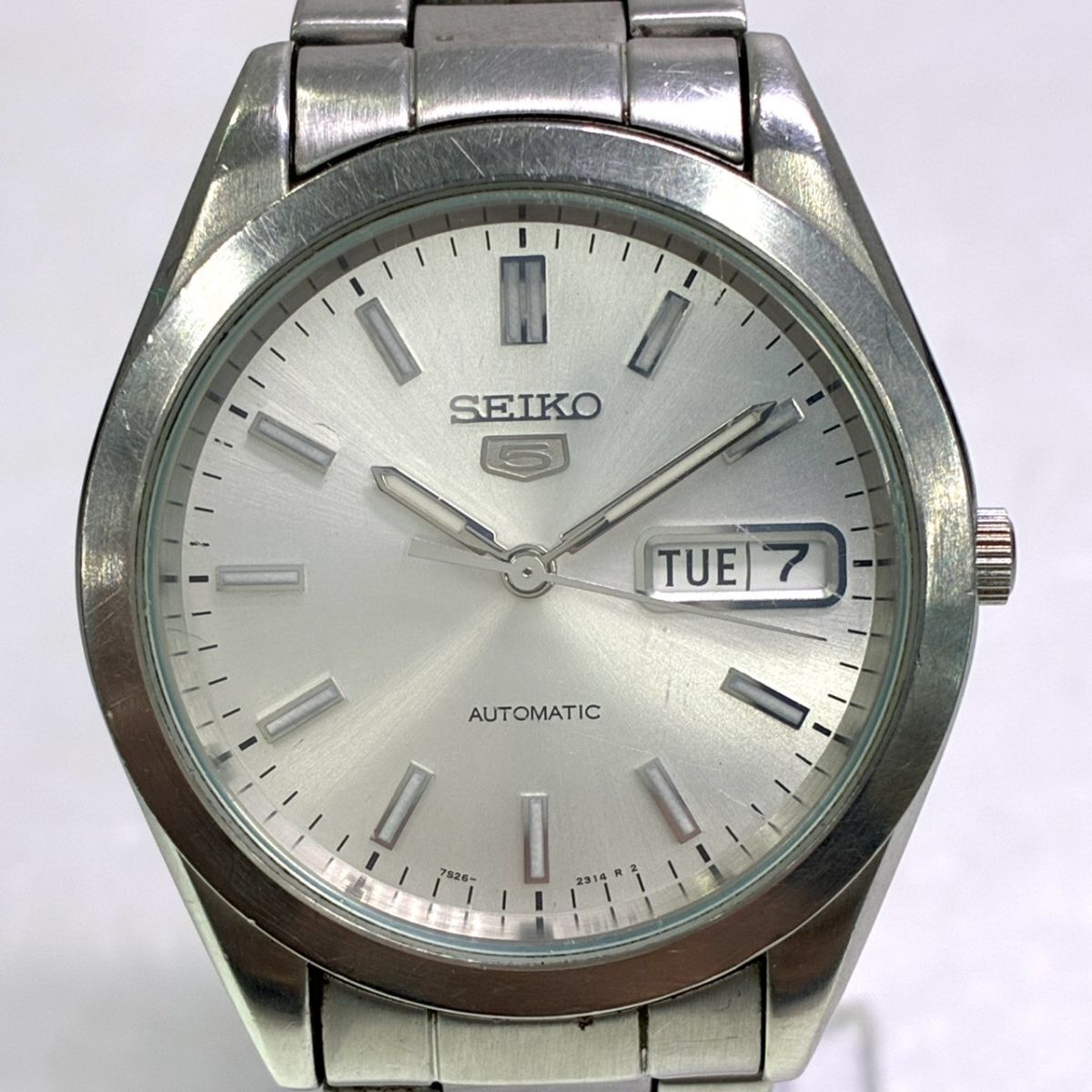 美品 SEIKO セイコー 自動巻き メンズ腕時計 4R36-03C0 稼動品 
