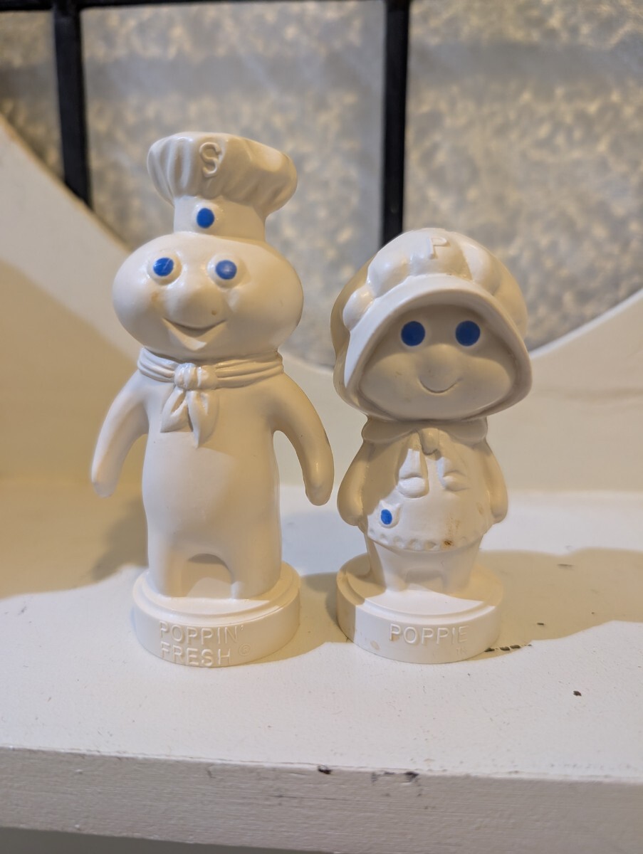 中古】○ドゥボーイ クッキージャー 陶器 Doughboy Pillsbury