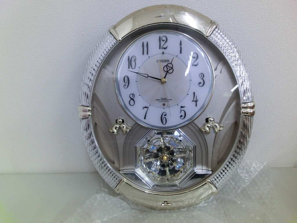 20077☆Citizen シチズン 4MN430-0 パルミューズルミエル 電波掛時計