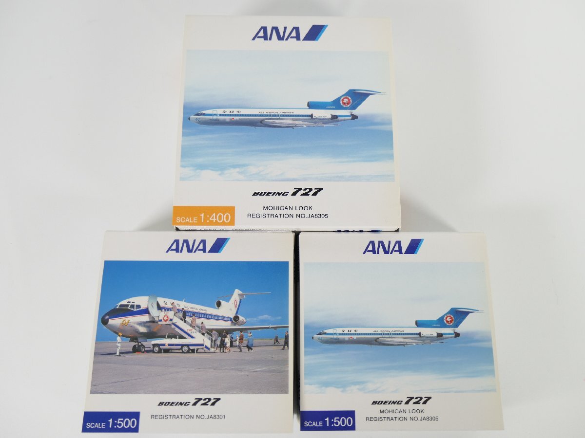 Pacmin パックミン 1/100 全日空（ANA） Boeing 727-100（モヒカン