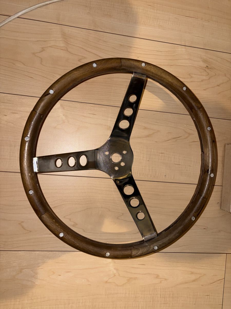 大径!!40パイ!!新品!! ウッド ステアリング ムーンアイズ? グランツ
