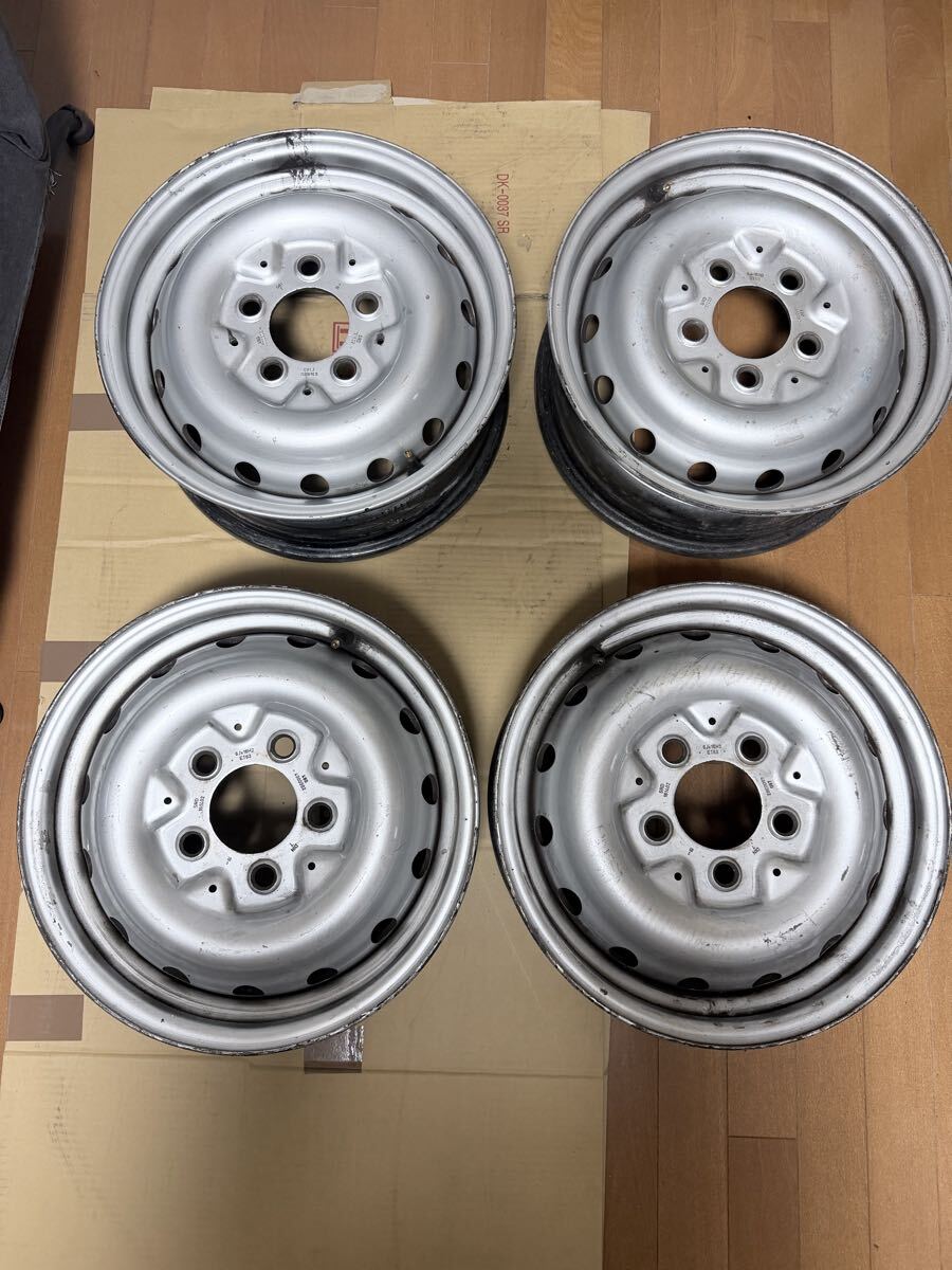超希少メルセデスベンツ W124 純正スチールホイール 鉄ちんホイール 15