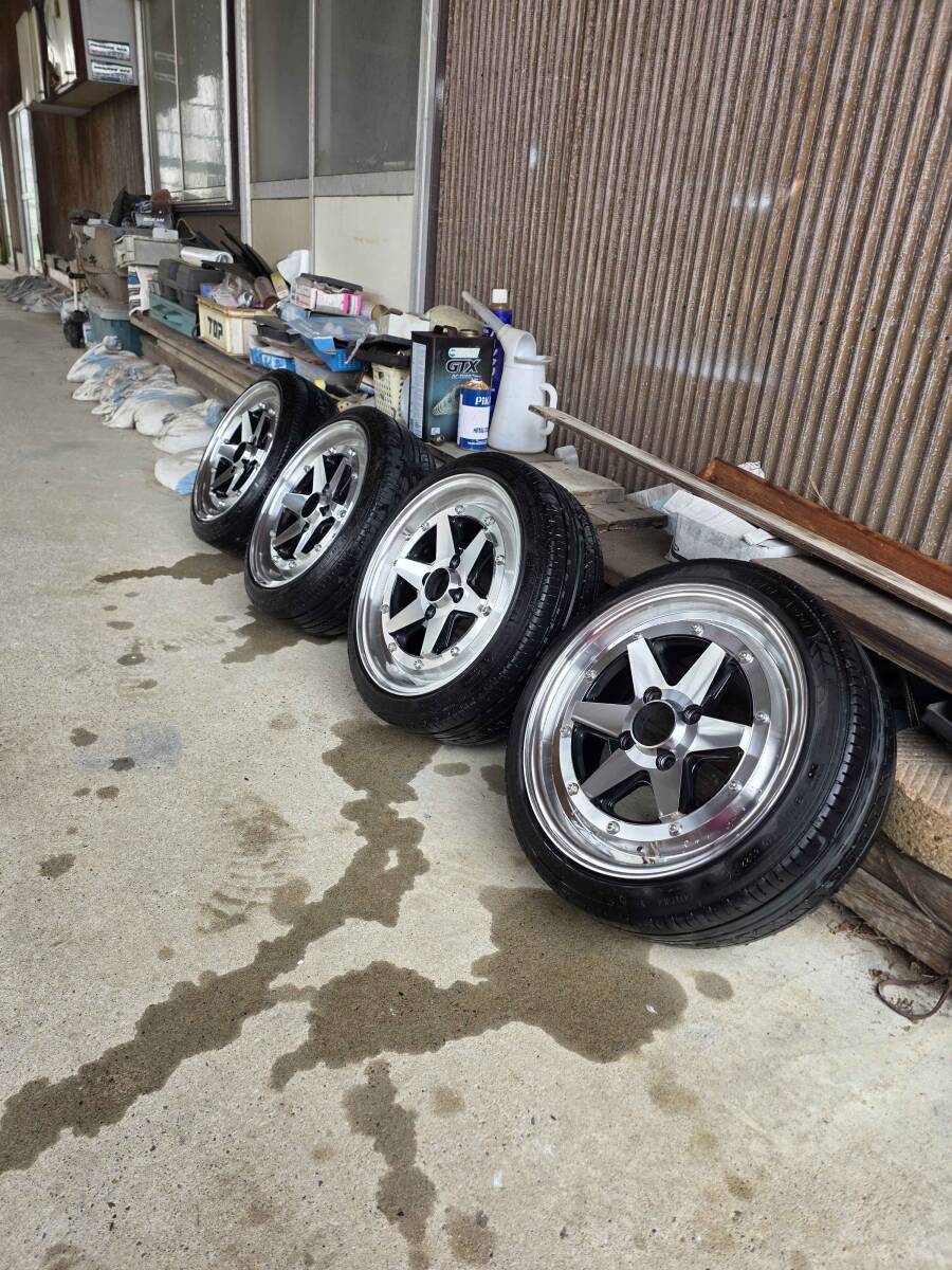 新品】復刻版 ロンシャンXR-4 6J-14 165/55R14 セット エブリー 軽