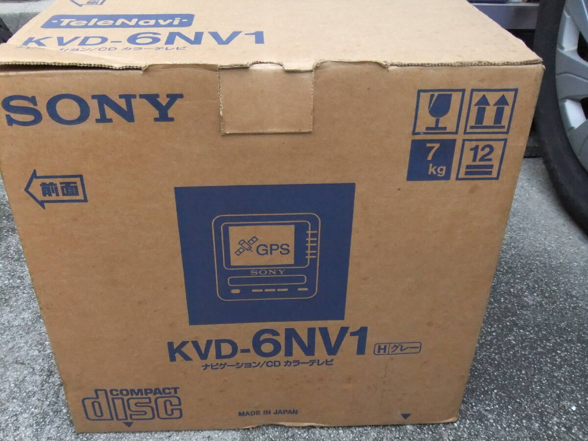 ソニー SONY KVD-6NV1 ナビゲーションCD カラーテレビ 6インチ