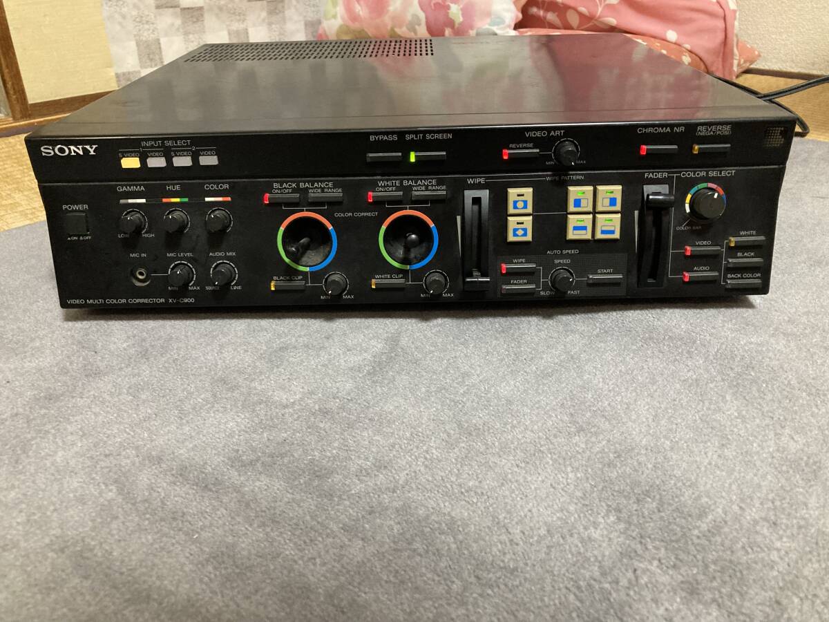 ☆ 超希少 SONY ソニー【XV-C900】ビデオマルチカラーコレクター【通電