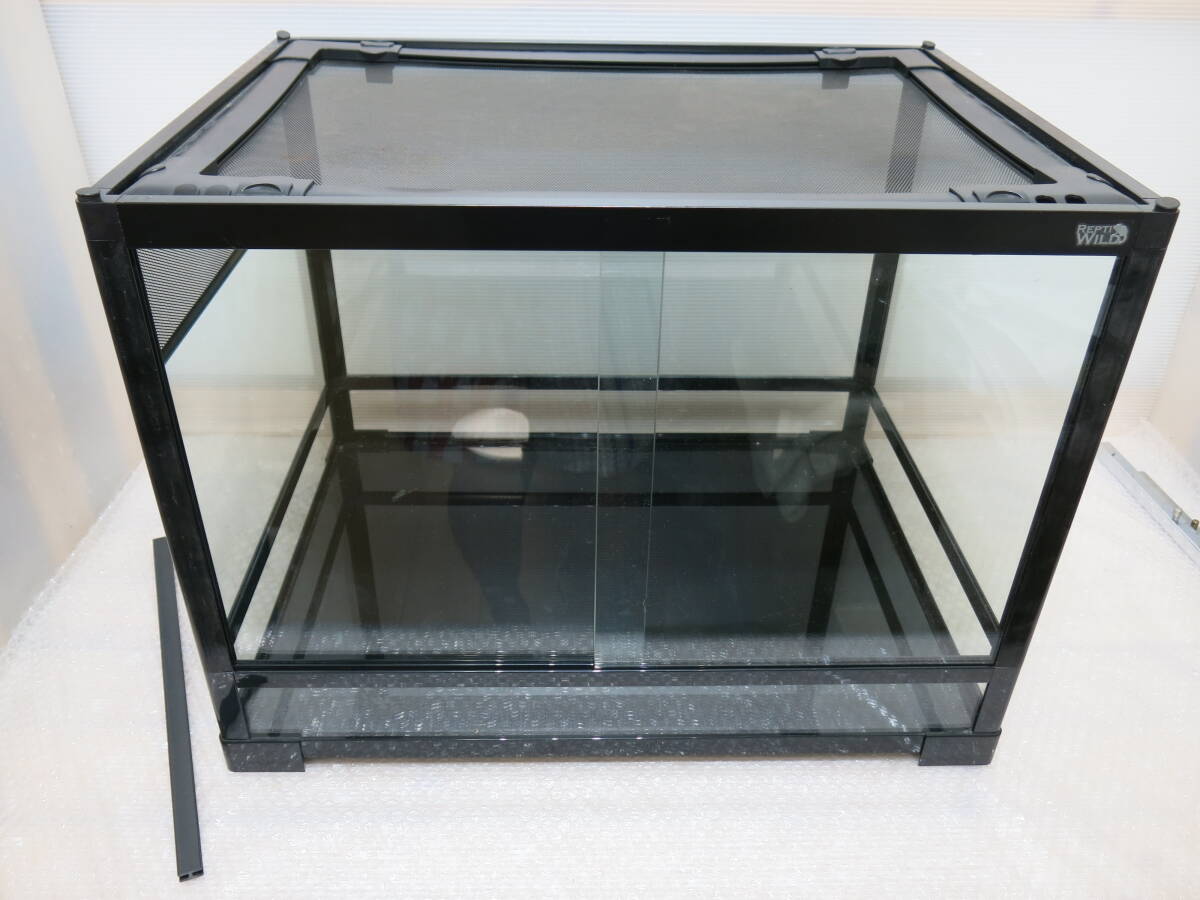 中古】REPTI WILD 白系 ゲージ/水槽/飼育ケース 爬虫類/両生類用 90×45