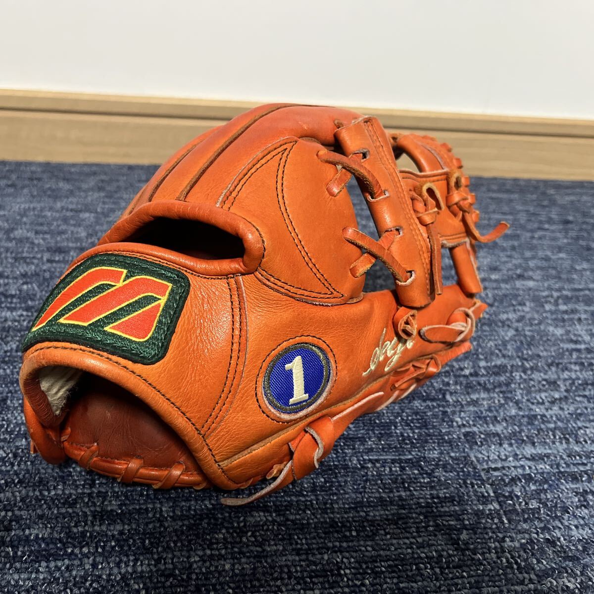 イチローモデル 旧タグ ビックM ミズノ Buw League ビューリーグ 軟式