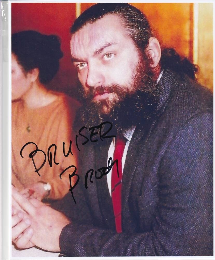 ブルーザー・ブロディ Bruiser Brody 直筆サイン入り写真 証明書付き