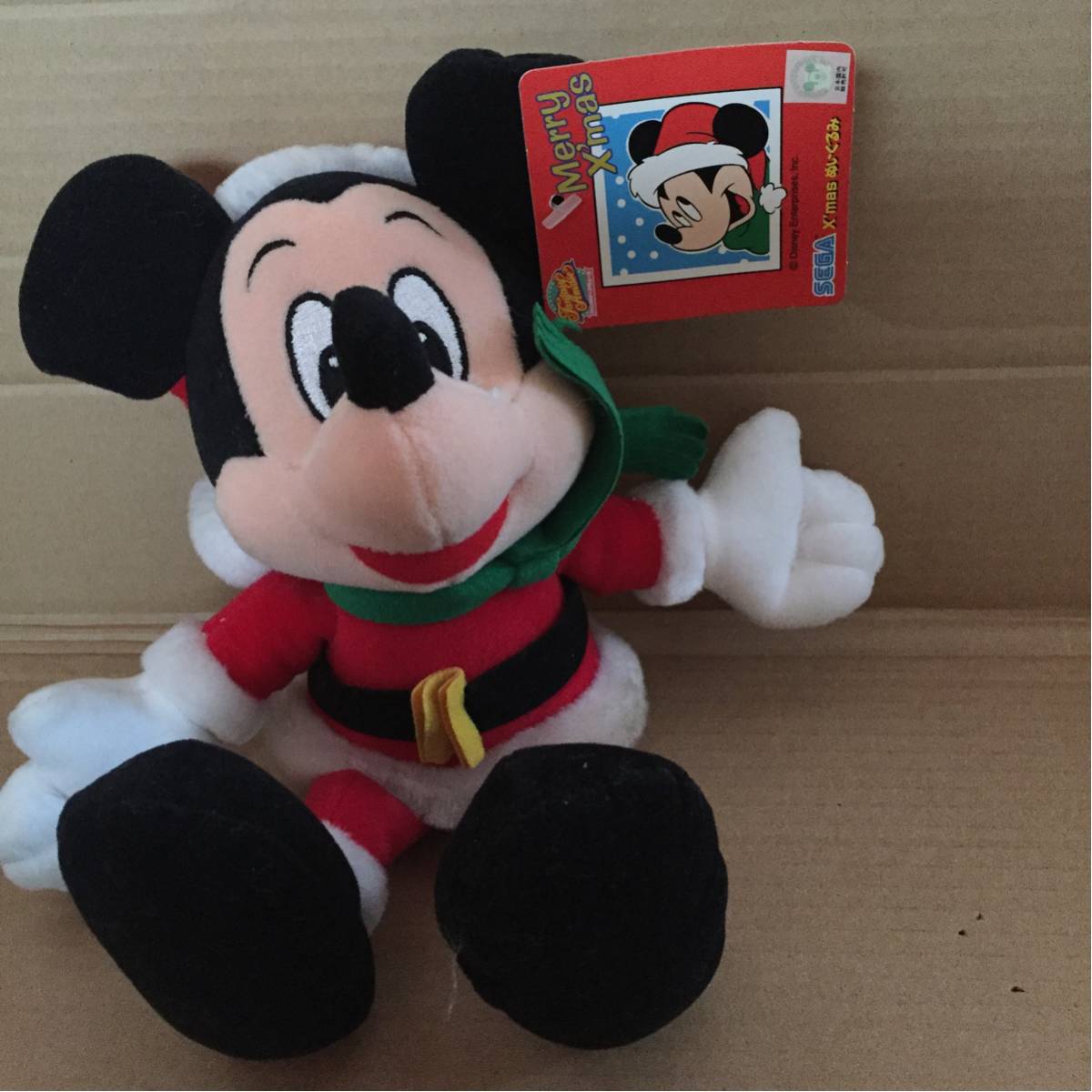 中古 サンタクロース ミッキーマウス ぬいぐるみ Mickey Disney ディズニー Sega セガ クリスマス Christmas Xmas アミューズメント 非売品 の落札情報詳細 ヤフオク落札価格情報 オークフリー スマートフォン版