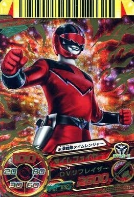 スーパー戦隊　ダイスオーdx タイムレッド　カード 新品】絶版スーパー戦隊データカードダス・ダイスオーDX「タイム