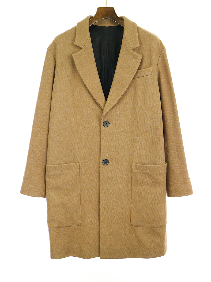 Ami Alexandre Mattiussi アミ アレクサンドル マテュッシ 16aw ウールチェスターコート キャメル 44 メンズ の落札情報詳細 ヤフオク落札価格情報 オークフリー スマートフォン版
