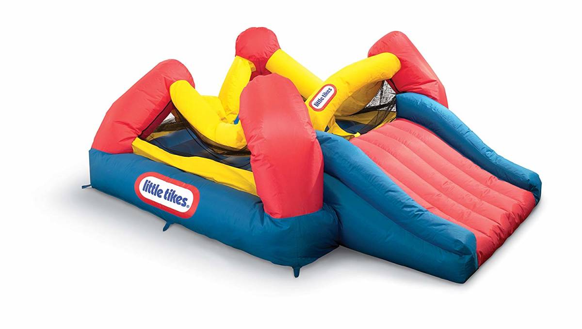 little tikes jr jump and slide bouncer