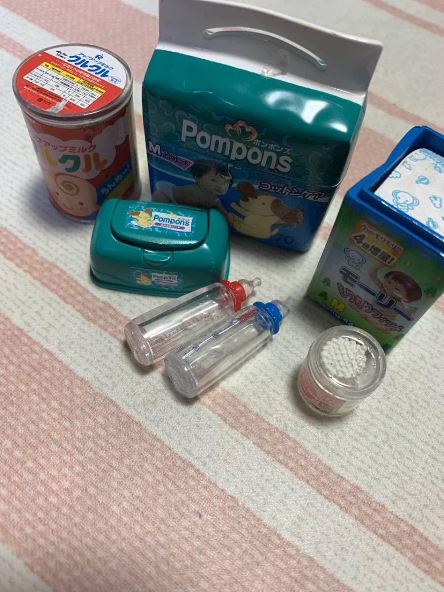 送料無料 リーメント ぷちサンプル 赤ちゃん オムツ ミルク ほ乳瓶 おしりふき 綿棒 ドールハウス の落札情報詳細 ヤフオク落札価格情報 オークフリー スマートフォン版