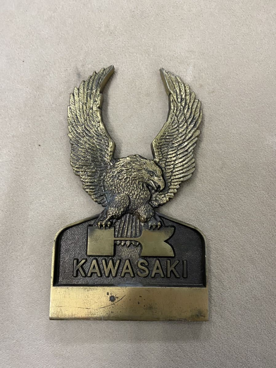 70s 当時物◇KAWASAKI カワサキ ロゴ シーシーバー インサート
