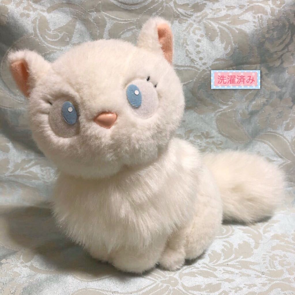 1989 魔女の宅急便 白猫のリリー Mサイズ ぬいぐるみ 高さ20cm