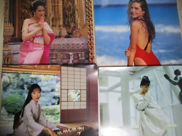 少難有 Jal日本航空 ウーマン オブ ザ ワールド 世界の女性 1990 1994年 カレンダー 42x40 12枚綴り検 外国人アジア東洋美女 水着 の落札情報詳細 ヤフオク落札価格情報 オークフリー スマートフォン版