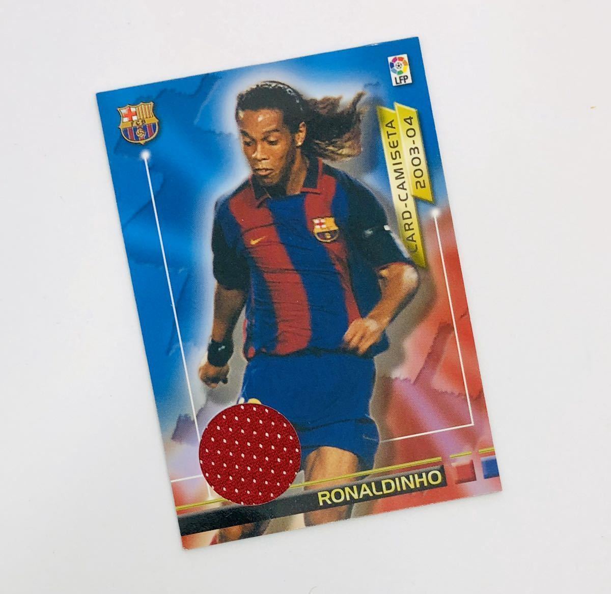 人気商品再入荷 バルセロナ ロナウジーニョ ジャージカード Samba Caffe Hr