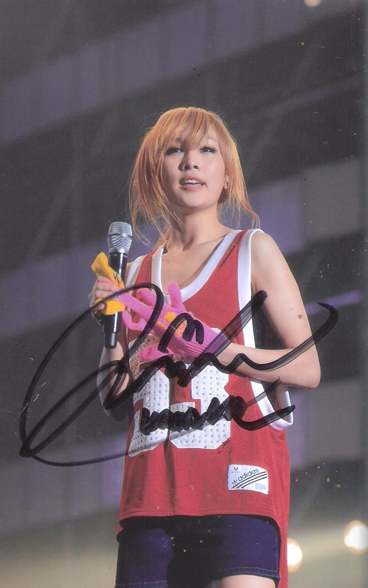 新品 Kara ニコル Nicole 直筆 サイン写真 Karasia 10cm 15cm の落札情報詳細 ヤフオク落札価格情報 オークフリー スマートフォン版