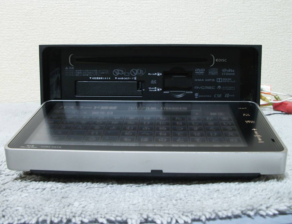 TOYOTA NHBA-W62G 地図2012 トヨタ純正ナビ Blu-ray トヨタ純正 HDD 