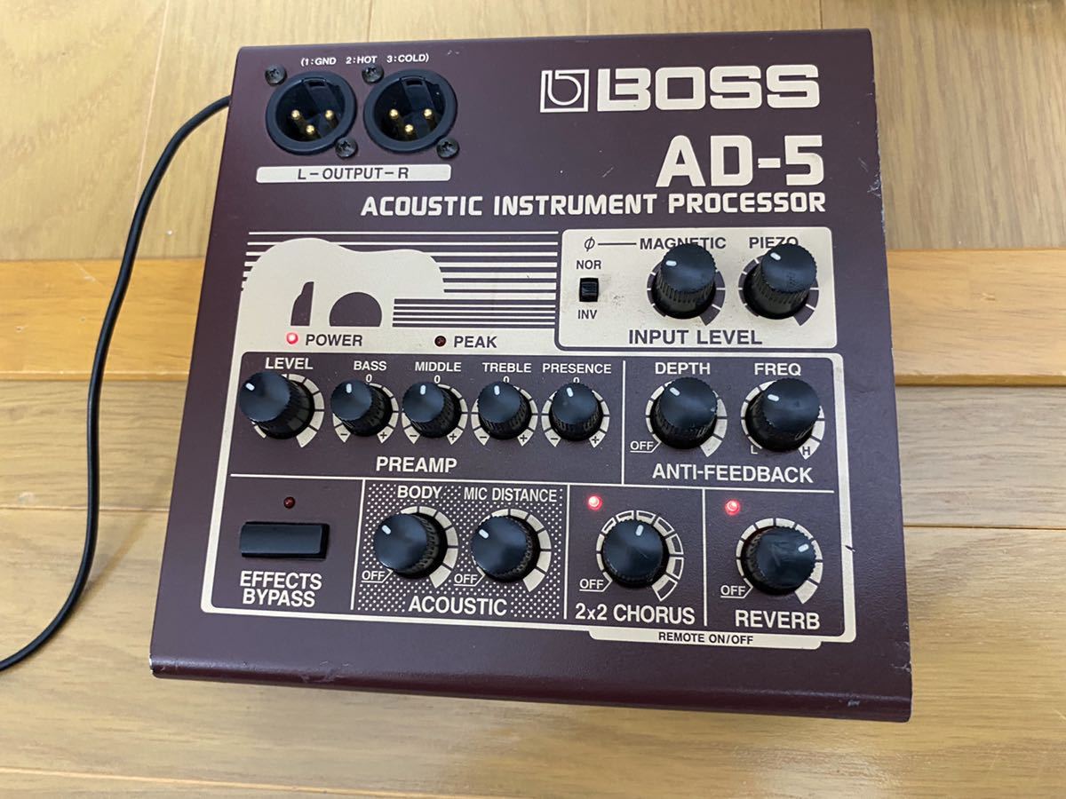 BOSS AD-5 アコースティックギター プリアンプ