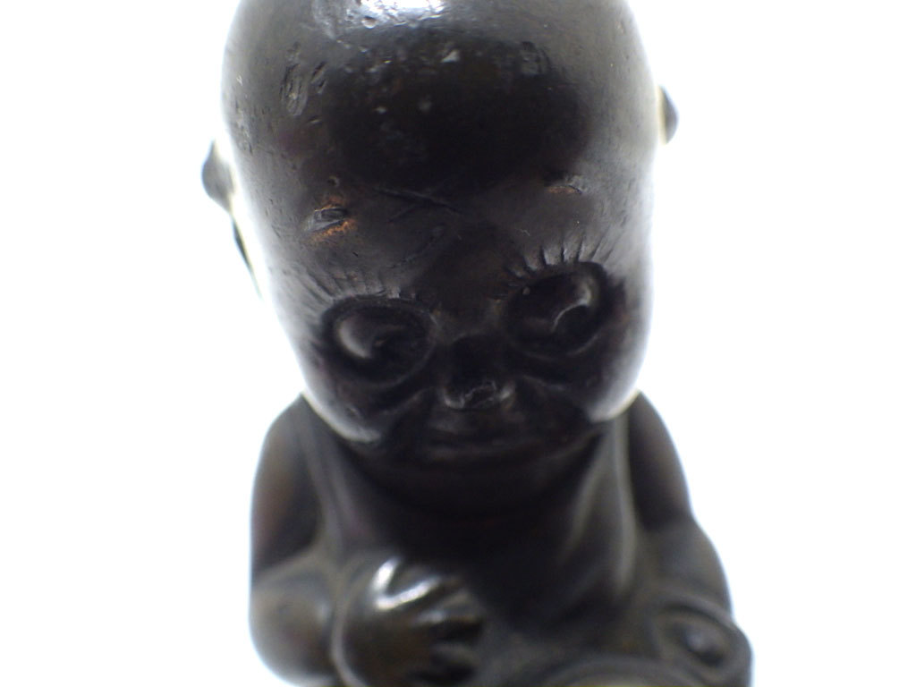 昭和レトロ アンティーク キューピー人形 方位磁石付き 昭和レトロ