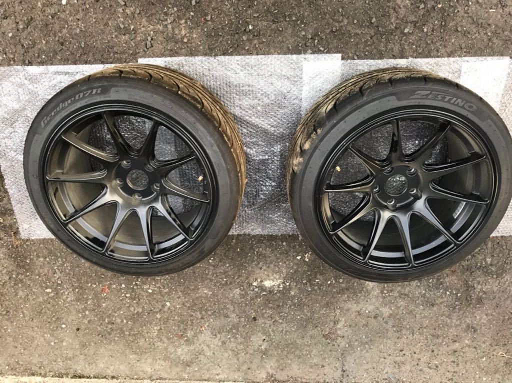 ステルスレーシング 17×9.75J +25 114.3 5H 235/40R17 2本の落札情報