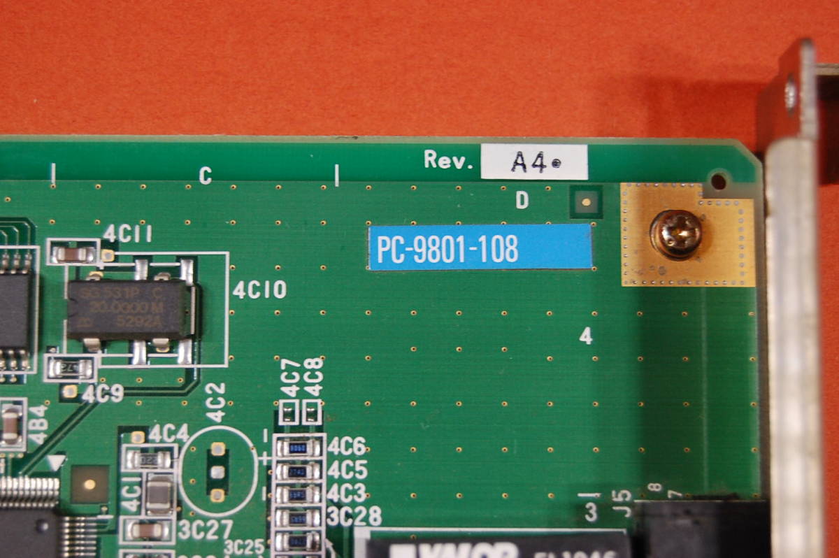 Pc98 Cバス用 インターフェースボード Nec純正 Pc 9801 108 Lanボード G8tcz 動作未確認 現状渡し ジャンク扱いにて 3494 の落札情報詳細 ヤフオク落札価格情報 オークフリー スマートフォン版