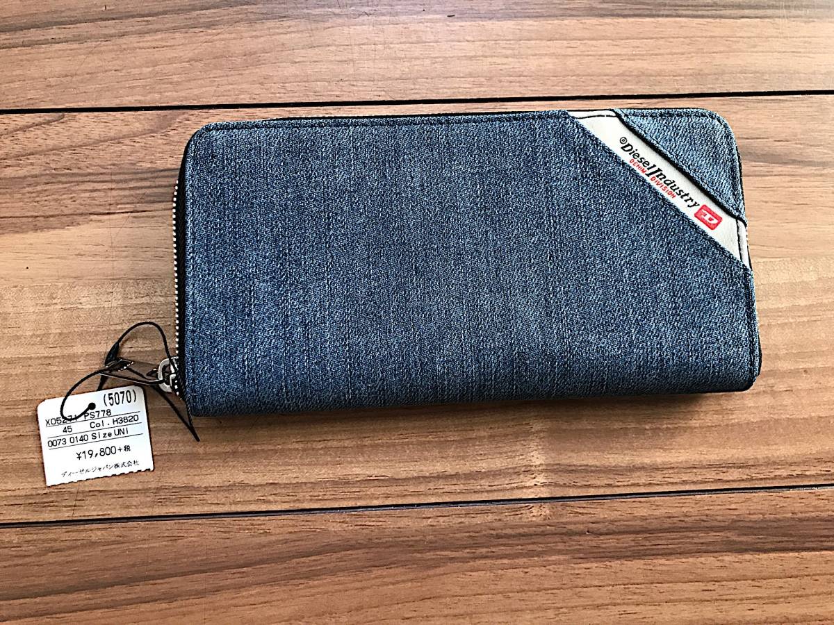 新品 美品 Diesel ディーゼル 長財布 ラウンドファスナー Denimline デニムライン メンズ 新品未使用 アウトレット の落札情報詳細 ヤフオク落札価格情報 オークフリー スマートフォン版