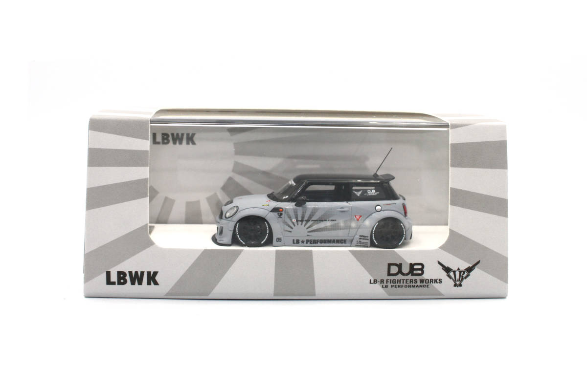 新品】LB Performance LBWK 1/64 ミニクーパー MINI Cooper Grey 灰色