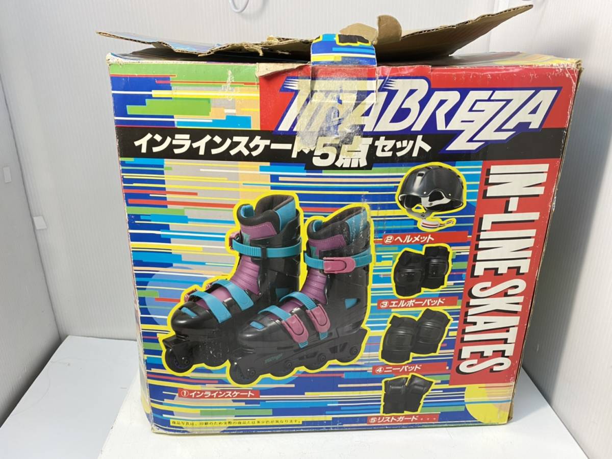 中古】送料無料R35010 TIRABREZZA インラインスケート ローラー 