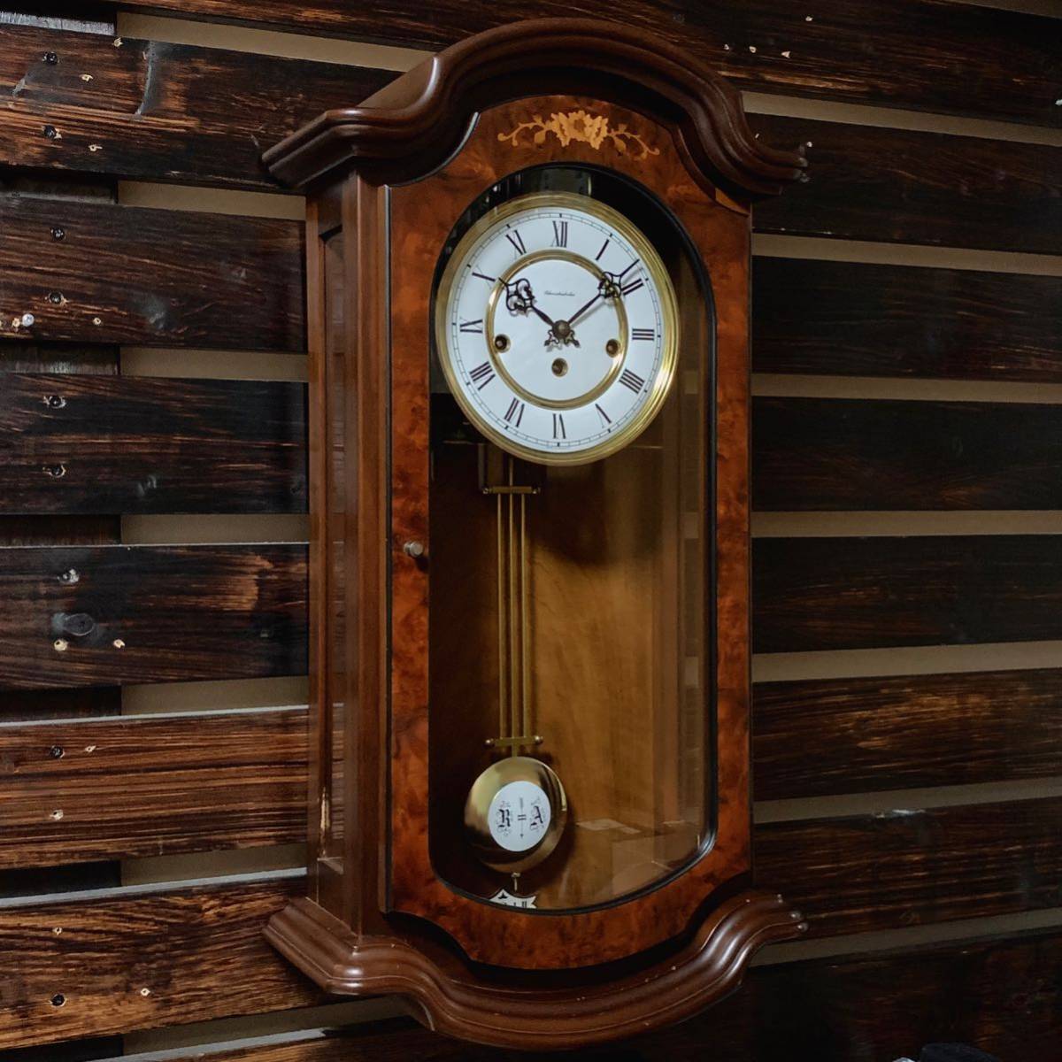 SCHMECKENBECHER シュメッケンベヒャー 柱時計 てい - アンティーク