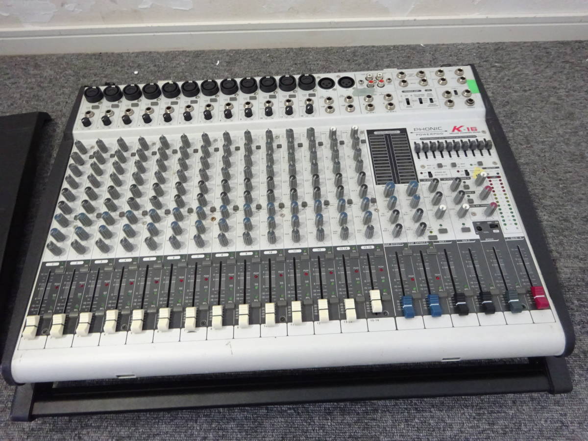 Q4457◇ Phonic POWERPOD K-16 フォニック パワードミキサーの落札情報