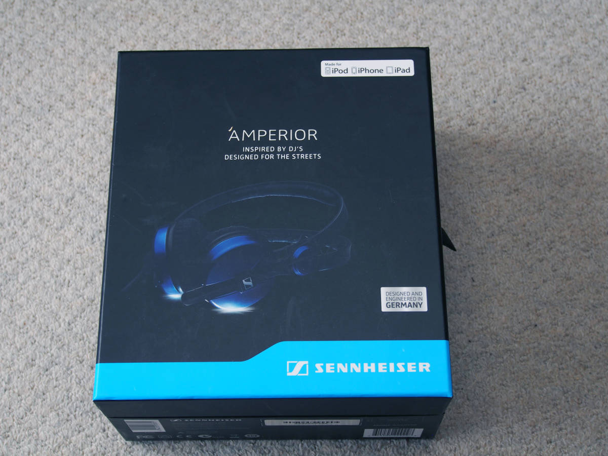 ゼンハイザー Sennheiser メタリックブルー AMPERIOR️♡A4 ゼンハイザー Sennheiser メタリックブルー AMPERIOR️♡A4